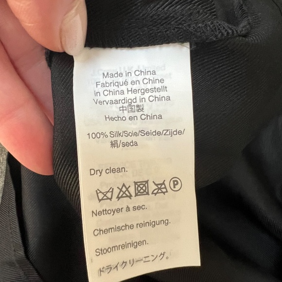 J Crew Silk Bow tie top - Picture 4 of 5